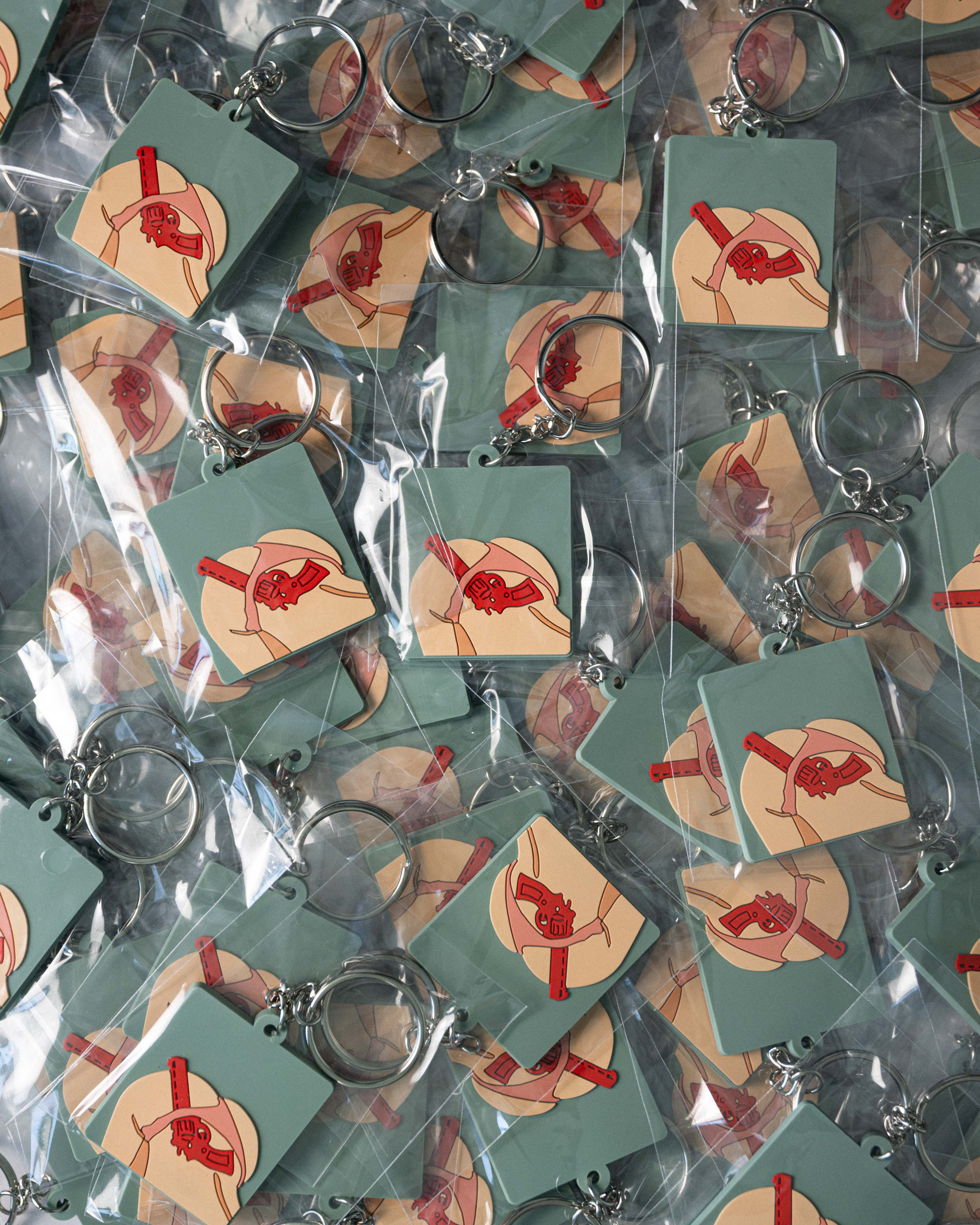 Sweet Villain Keychain